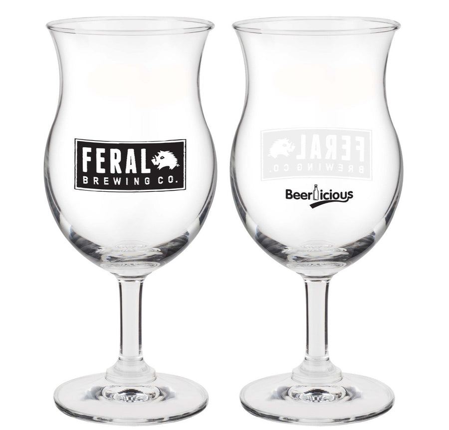Feral Brewing Chalice Glass Glass Craft Delivery Thailand- Craft Delivery Thailand