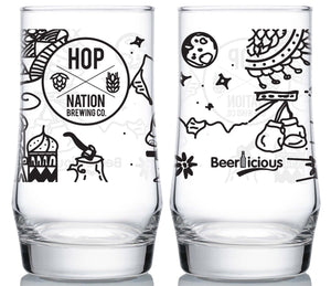 Hop Nation Glass Glass Craft Delivery Thailand- Craft Delivery Thailand