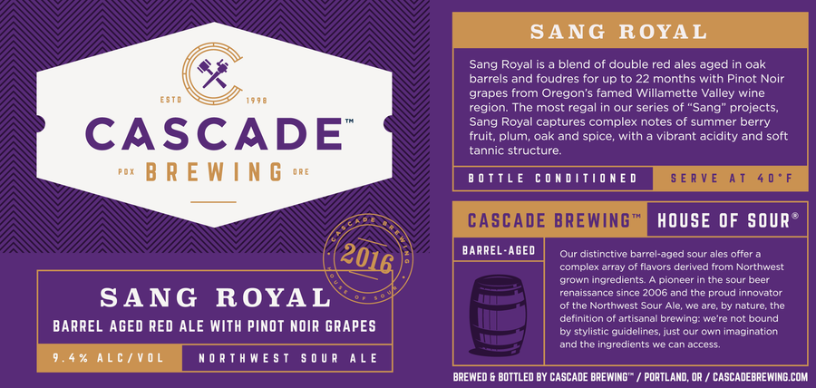 Sang Royal | 2016 Sour Cascade Brewing- Craft Delivery Thailand
